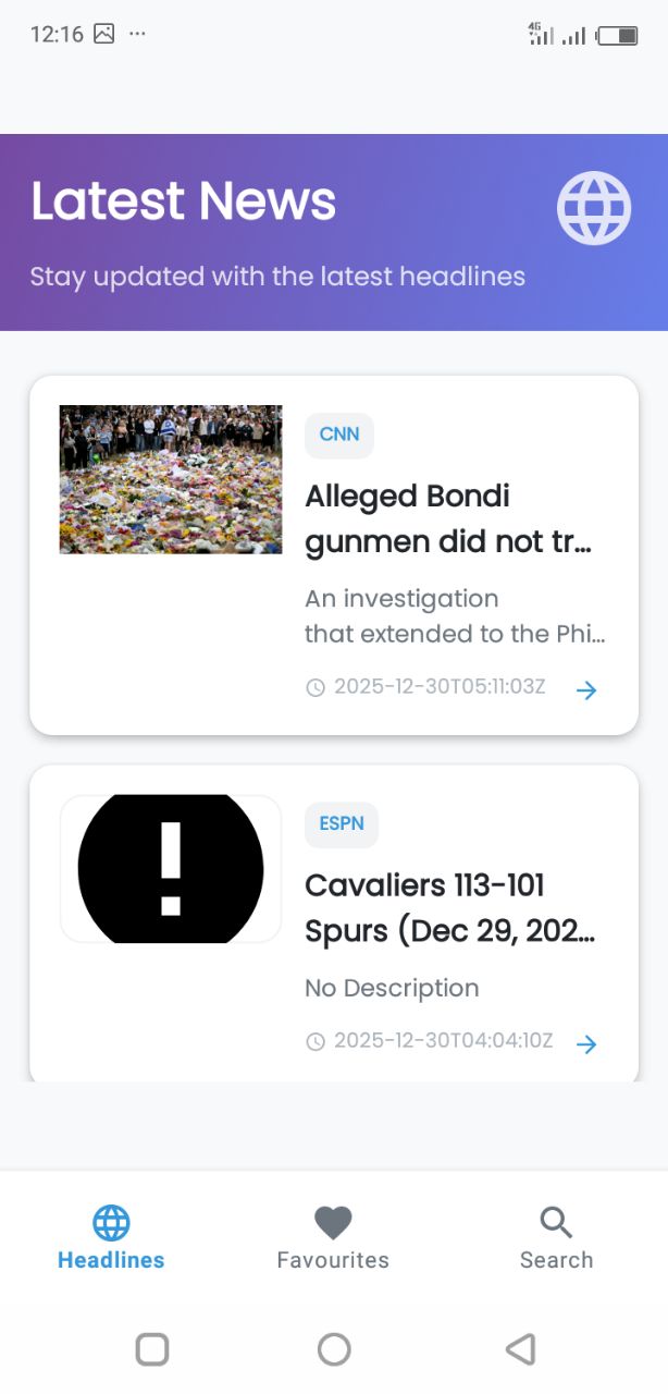 Veris - Advanced News App screenshot 1